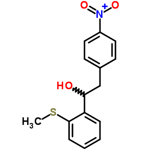 1-(2-Methylsulfanylphenyl)-2-(4-nitrophenyl)ethanol Structure,35717-55-6Structure