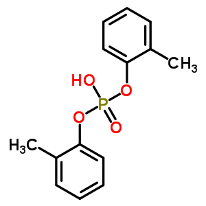 Bis(2-methylphenyl) hydrogen phosphate Structure,35787-74-7Structure