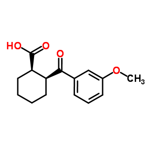 Cis-2-(3-methoxybenzoyl)cyclohexane-1-carboxylic acid Structure,357980-63-3Structure