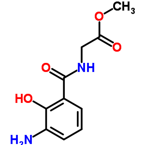 Methyl 2-(3-amino-2-hydroxybenzamido)acetate Structure,35821-29-5Structure