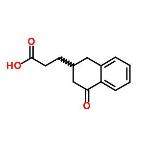 3-(4-Oxotetralin-2-yl)propanoic acid Structure,35883-78-4Structure