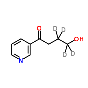 4-Hydroxy-1-(3-pyridyl)-1-butanone (3,3,4,4-d4) Structure,359435-75-9Structure