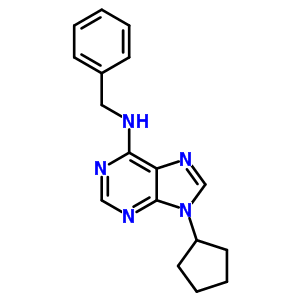 N-benzyl-9-cyclopentyl-purin-6-amine Structure,35966-95-1Structure