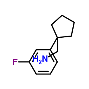 C-[1-(3-fluoro-phenyl)-cyclopentyl]-methylamine Structure,359715-61-0Structure