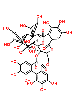 Vescalagin Structure,36001-47-5Structure