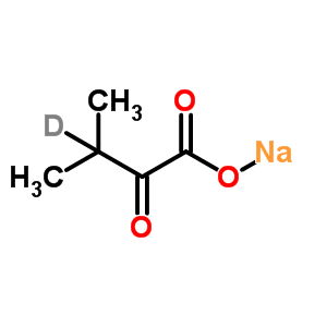 alpha-Keto Isovaleric Acid-3-d Sodium Salt Structure,360769-16-0Structure