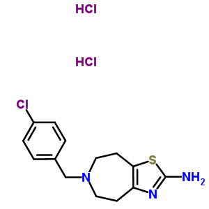 6-[(4-Chlorophenyl)methyl]-4,5,7,8-tetrahydro-[1,3]thiazolo[5,4-d]azepin-2-amine dihydrochloride Structure,36085-44-6Structure