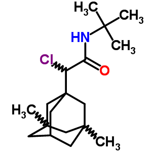 2-Chloro-2-(3,5-dimethyl-1-adamantyl)-n-tert-butyl-acetamide Structure,36094-49-2Structure