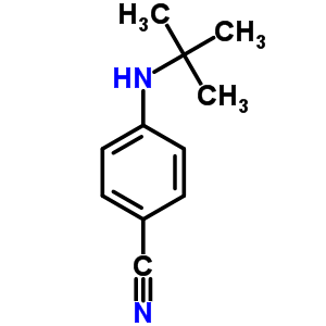 Benzonitrile,4-[(1,1-dimethylethyl)amino]- Structure,36171-09-2Structure