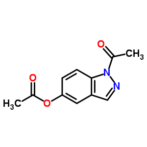 1-Acetyl-1h-indazol-5-yl acetate Structure,36174-07-9Structure