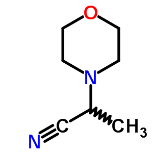 2-Morpholinopropanenitrile Structure,3626-56-0Structure