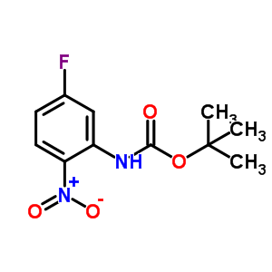 Tert-butyl n-(5-fluoro-2-nitrophenyl)carbamate Structure,362670-06-2Structure