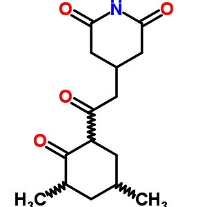 4-[2-(3,5-Dimethyl-2-oxo-cyclohexyl)-2-oxo-ethyl]piperidine-2,6-dione Structure,363-27-9Structure