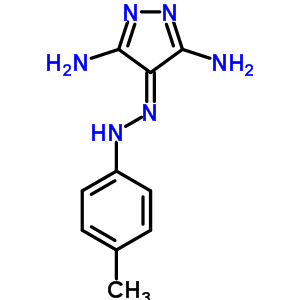 4-[(4-Methylphenyl)hydrazinylidene]pyrazole-3,5-diamine Structure,3656-03-9Structure