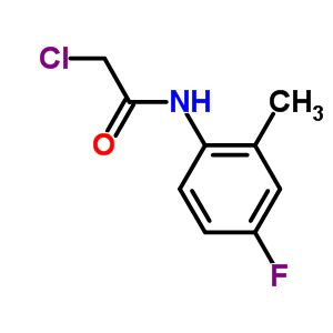 2-Chloro-n-(4-fluoro-2-methylphenyl)acetamide Structure,366-44-9Structure