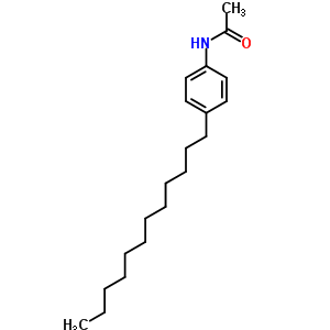 Acetamide,n-(4-dodecylphenyl)- Structure,3663-30-7Structure