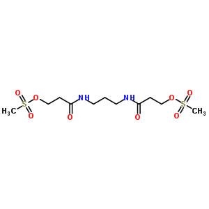 Propanamide,n,n-1,3-propanediylbis[3-[(methylsulfonyl)oxy]- Structure,36647-76-4Structure