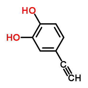 4-Ethynyl-1,2-benzenediol Structure,366808-04-0Structure