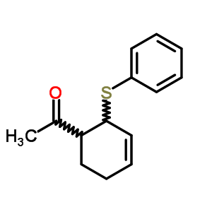 Ethanone, 1-[2-(phenylthio)-3-cyclohexen-1-yl]- Structure,36715-37-4Structure