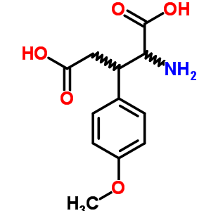 2-Amino-3-(4-methoxyphenyl)pentanedioic acid Structure,36727-87-4Structure