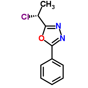 2-(1-Chloroethyl)-5-phenyl-1,3,4-oxadiazole Structure,36770-21-5Structure