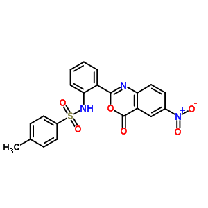 N-(2-(6-(hydroxy(oxido)amino)-4-oxo-4h-3,1-benzoxazin-2-yl)phenyl)-4-methylbenzenesulfonamide Structure,37029-01-9Structure