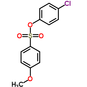 1-Chloro-4-(4-methoxyphenyl)sulfonyloxy-benzene Structure,37100-90-6Structure