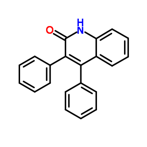 3,4-Diphenyl-1h-quinolin-2-one Structure,37118-71-1Structure