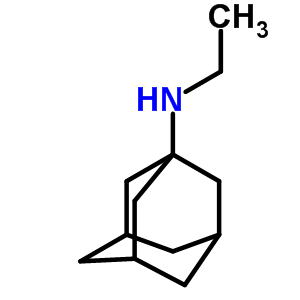 Tricyclo[3.3.1.13,7]decan-1-amine,n-ethyl-, hydrochloride (1:1) Structure,3717-42-8Structure