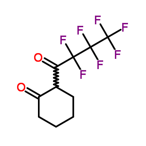 2-(Perfluorobutanoyl)cyclohexanone Structure,37172-87-5Structure