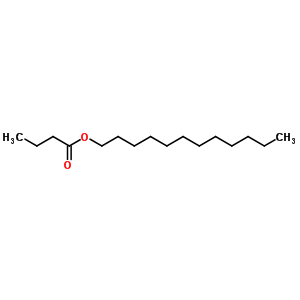 Butanoic acid, dodecylester Structure,3724-61-6Structure