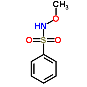 Benzenesulfonamide,n-methoxy- Structure,3729-53-1Structure