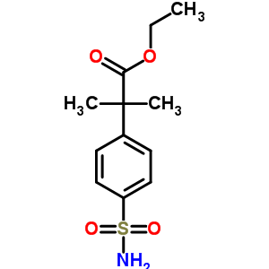 Ethyl 2-methyl-2-(4-sulfamoylphenyl)propionate Structure,374067-94-4Structure