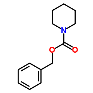 Benzyl 1-piperidinecarboxylate Structure,3742-91-4Structure