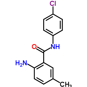 Benzamide,2-amino-n-(4-chlorophenyl)-5-methyl- Structure,37508-81-9Structure