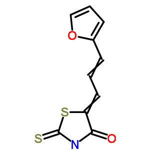 4-Thiazolidinone,5-[3-(2-furanyl)-2-propen-1-ylidene]-2-thioxo- Structure,37530-63-5Structure