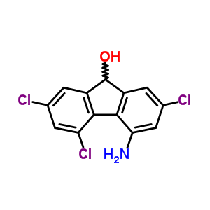 4-Amino-2,5,7-trichloro-9h-fluoren-9-ol Structure,37558-70-6Structure