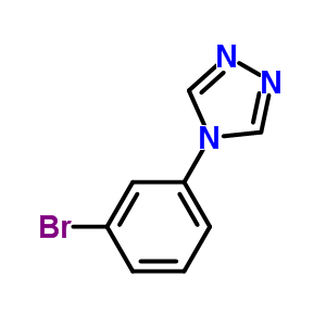 4-(3-Bromophenyl)-4h-1,2,4-triazole Structure,375858-05-2Structure