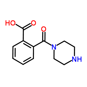 2-(Piperazine-1-carbonyl)-benzoic acid Structure,37618-28-3Structure