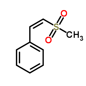 Benzene,[(1z)-2-(methylsulfonyl)ethenyl]- Structure,37630-43-6Structure