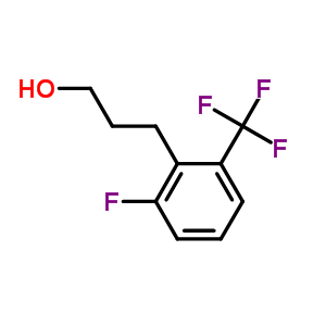 3-(2-Fluoro-6-trifluoromethyl-phenyl)-propan-1-ol Structure,376641-12-2Structure