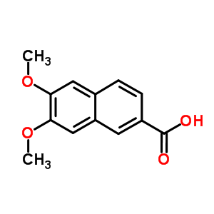 6,7-Dimethoxy-naphthalene-2-carboxylic acid Structure,37707-78-1Structure