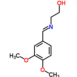 2-[(3,4-Dimethoxyphenyl)methylideneamino]ethanol Structure,37771-28-1Structure