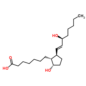 7-[(1R,2s,5r)-2-hydroxy-5-[(e,3s)-3-hydroxyoct-1-enyl]cyclopentyl]heptanoic acid Structure,37785-98-1Structure