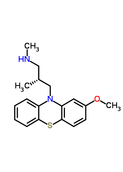 (2R)-3-(2-methoxyphenothiazin-10-yl)-n,2-dimethylpropan-1-amine Structure,37819-98-0Structure