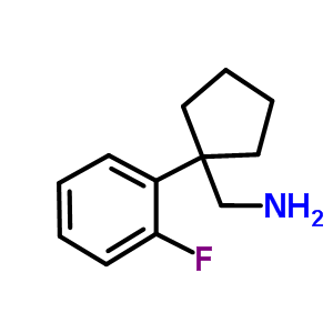 C-[1-(2-fluoro-phenyl)-cyclopentyl]-methylamine Structure,378247-87-1Structure