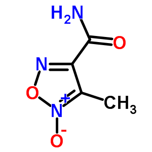 4-(Aminocarbonyl)-3-methyl-1,2,5-oxadiazole 2-oxide Structure,37895-44-6Structure