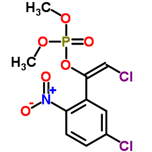 2-Chloro-1-(5-chloro-2-nitrophenyl)ethenyl dimethyl phosphate Structure,37913-84-1Structure