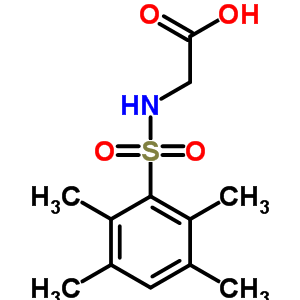 (2,3,5,6-Tetramethyl-benzenesulfonylamino)-acetic acid Structure,379250-94-9Structure