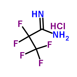 2,2,3,3,3-Pentafluoro-propionamidine hcl Structure,3799-21-1Structure